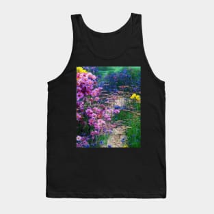 Flowers by a river Tank Top